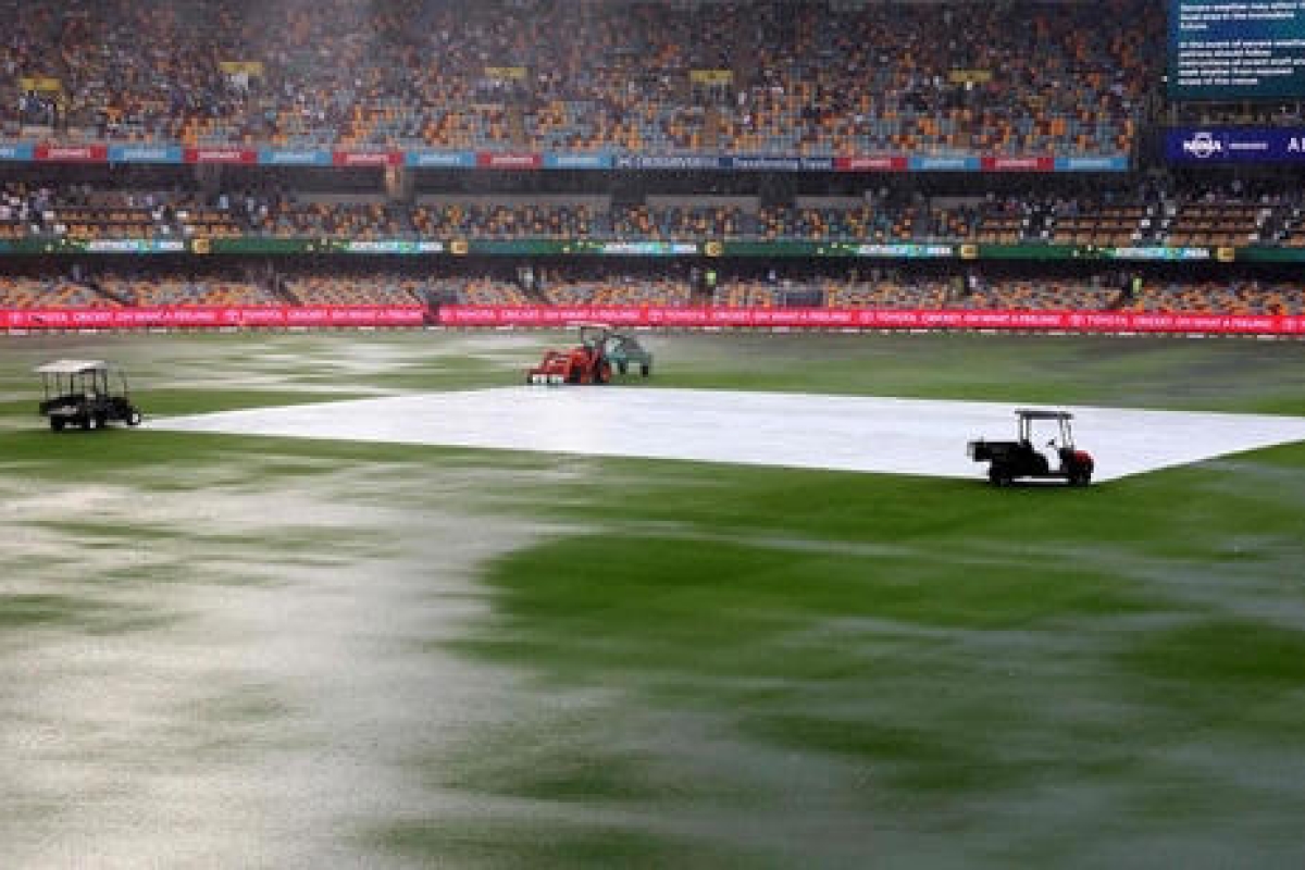 Rain washout on Day 1 alters session timings for the rest of the India vs Australia 3rd Test in Brisbane.